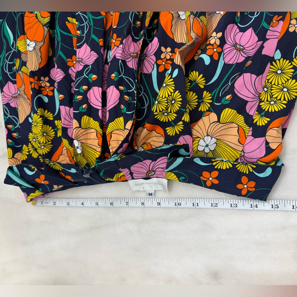 Anthropologie Women’s Corey Lynn Calter Kyla Paperbag Midi Skirt Size M - Picture 15 of 16
